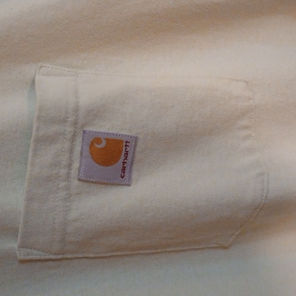 CARHARTT NWOT 100% COTTON T-SHIRT 2XL LOOSE, NICE LIGHT GREEN COLOR - Picture 2 of 8